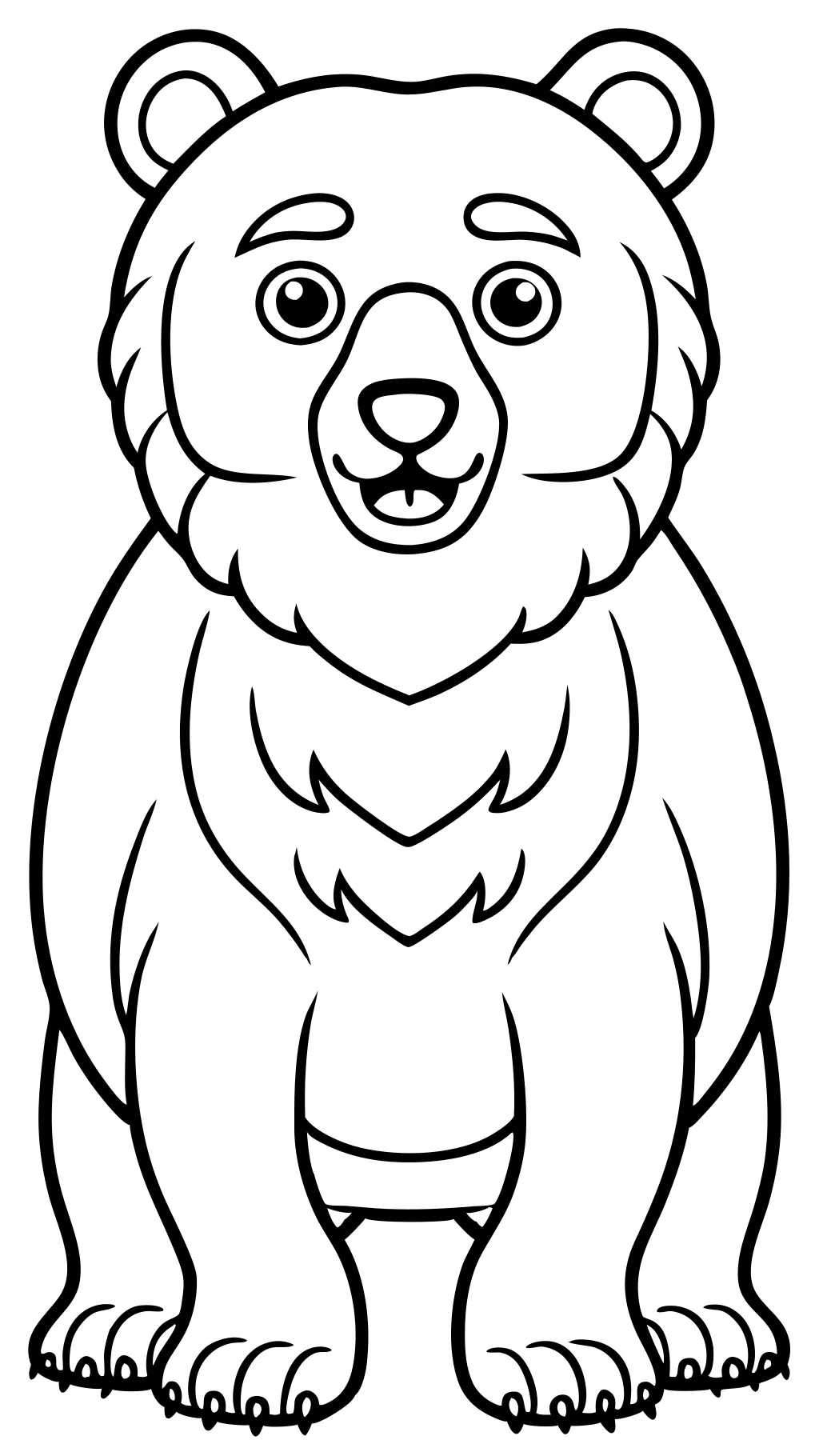 coloring pages for brown bear brown bear